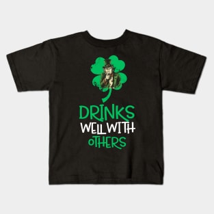 Funny Irish Want You Funny Abraham Saint Patrick Day Kids T-Shirt